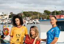 GS Ugento: maglie omaggio al Salento Presentate le nuove maglie del GS Ugento volley, ispirate al mare e ai colori di Ugento. Un omaggio al Salento per la serie D.