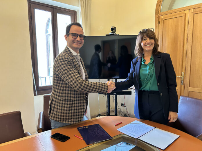 firma convenzione arpal Unisalento Budano e Aiello