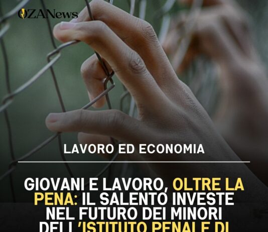 Giovani e lavoro, oltre la pena: il Salento investe nel futuro dei minori dell’Istituto Penale di Lecce