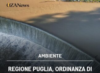 Regione Puglia, divieto di usi impropri dell’acqua fino al 29 ottobre 2026