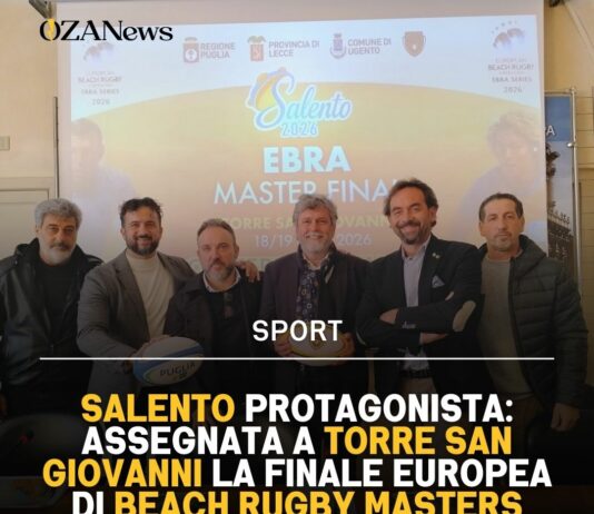 Assegnata a Torre San Giovanni la finale europea di Beach Rugby Masters EBRA Series 2026