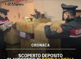 Scoperto deposito clandestino di botti illegali: sequestrata mezza tonnellata di esplosivi a Scorrano