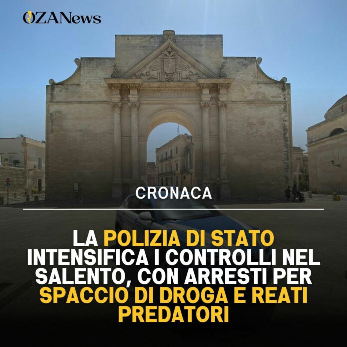 Salento: Controlli rafforzati, arresti per droga