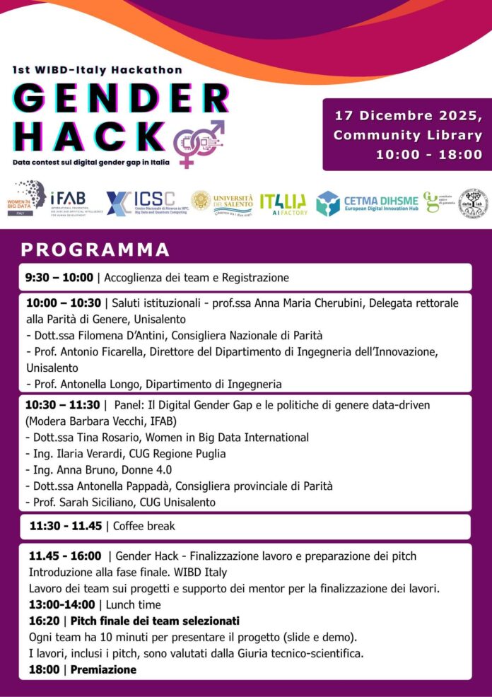 Ad Ecotekne il contest sul digital gender gap