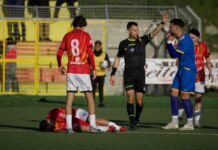 Calcio, quarta sconfitta consecutiva per l’Ugento