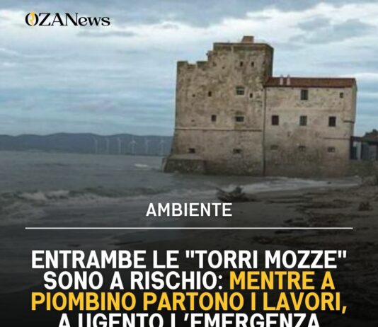 Entrambe le “Torri Mozze” sono a rischio: mentre a Piombino partono i lavori, a Ugento l’emergenza resta irrisolta