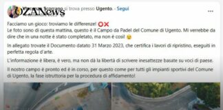 Il campo di padel e le “bugie” del consigliere Vincenzo Scorrano