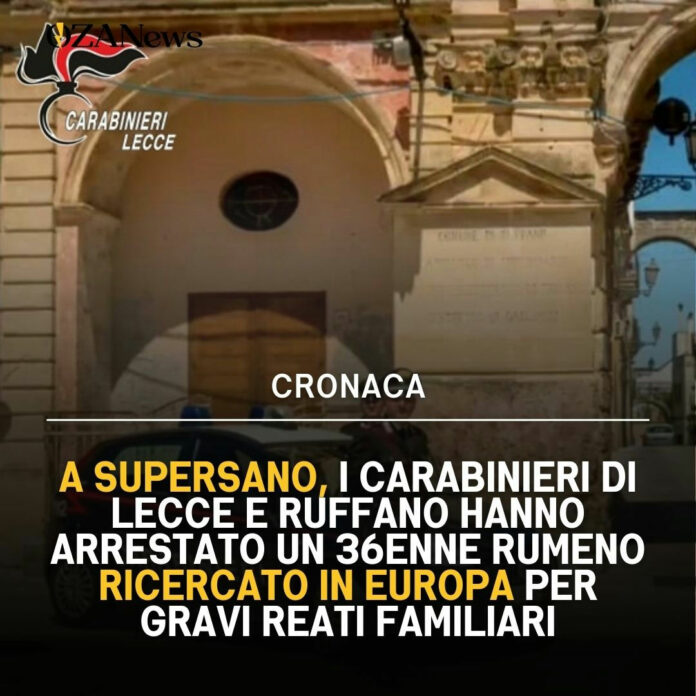 Latitante UE arrestato a Supersano