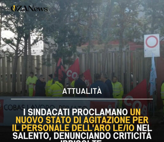 Tensione ARO LE/10: Nuovo stato agitazione igiene ambientale Tensione ARO LE/10: Nuovo stato agitazione igiene ambientale
