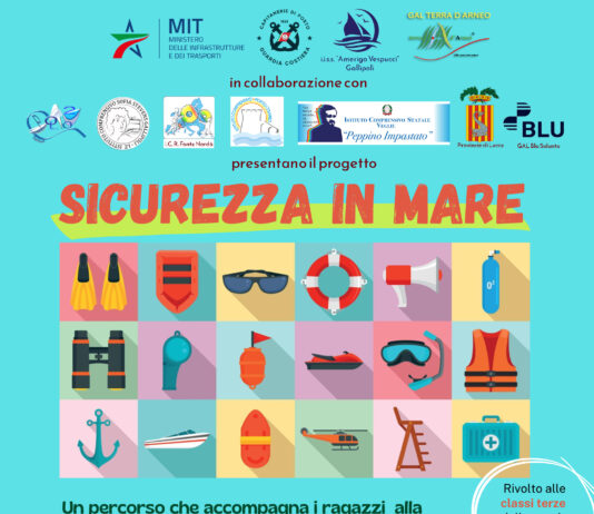 “Sicurezza in mare”, giovani protagonisti nel Salento “Sicurezza in mare”: a Palazzo Adorno la presentazione del progetto che coinvolge i giovani