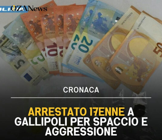Arrestato 17enne a Gallipoli per spaccio e aggressione Arrestato 17enne a Gallipoli per spaccio e aggressione