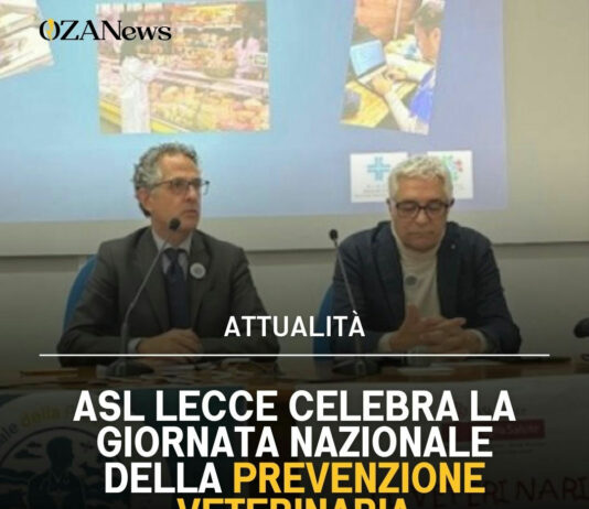 Prevenzione Veterinaria: ASL Lecce in Prima Linea ASL Lecce celebra la Giornata Nazionale della Prevenzione Veterinaria, illustrando il ruolo cruciale dei servizi per salute pubblica e sicurezza alimentare nel Salento.