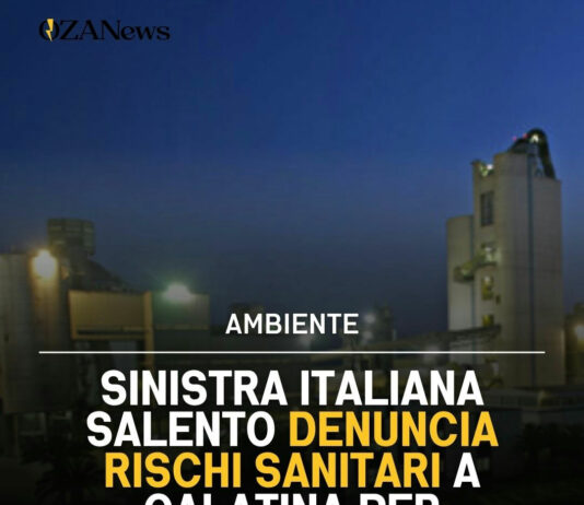 Colacem Galatina: l’appello di Sinistra Italiana Salento Colacem Galatina: Allarme Salute nel Salento