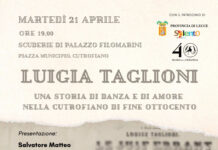 Cutrofiano omaggia Luigia Taglioni, icona della danza “Luigia Taglioni una storia di danza e di amore nella Cutrofiano di fine ottocento”: un’iniziativa per ricordare la celebre ballerina vissuta a Cutrofiano