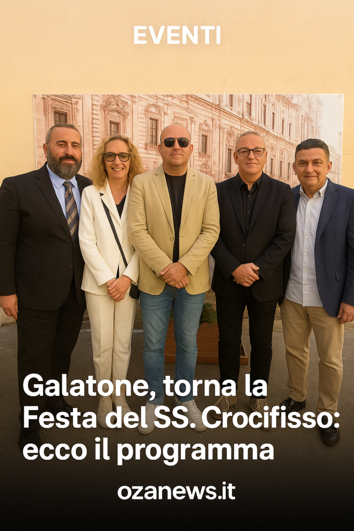 A Galatone i festeggiamenti in onore del Santissimo Crocifisso della Pietà