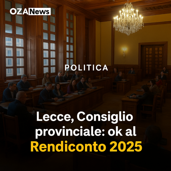 I lavori odierni del Consiglio Provinciale: approvato il Rendiconto di gestione 2025