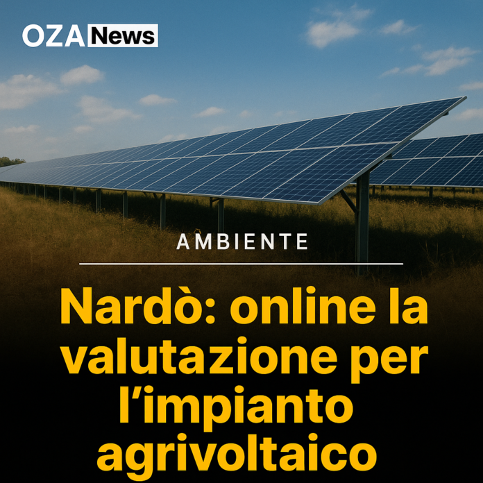 Valutazione preliminare ai sensi dell’art. 6, comma 9 del D.Lgs. 152/2006 relativa all’adeguamento tecnico delle opere di connessione relative al “Progetto di un impianto agrivoltaico denominato “Impianto agrivoltaico Masseria Scianne”, con una potenza di 30,722 MW e delle relative opere di connessione alla RTN, da realizzarsi nel Comune di Nardò”. Proponente: SUNCO SUN YELLOW S.r.l. con sede legale alla Via Cappuccio n. 12, 20123 Milano (MI), C.F./P.IVA 12799140962