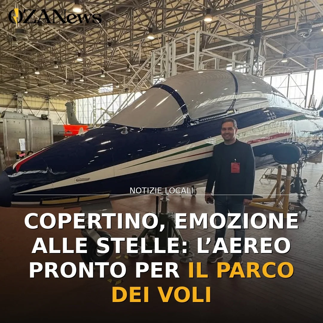 Un aereo nel Parco dei Voli di Copertino