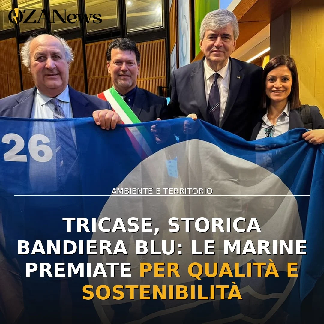 Tricase conquista la Bandiera Blu per la prima volta