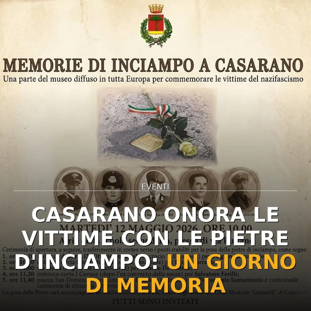 Cerimonia di apertura di ‘Memorie di Inciampo’