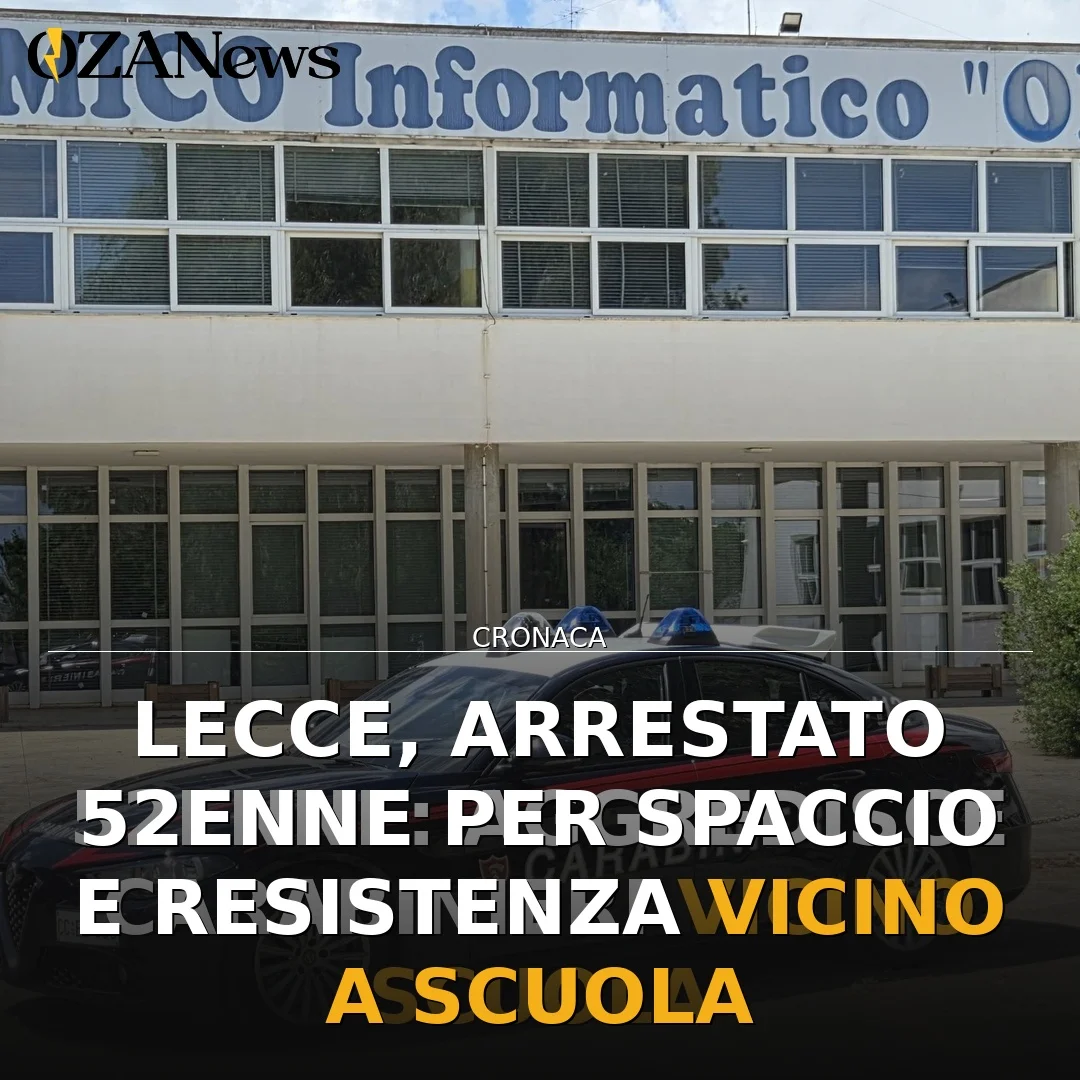 Arresto a Lecce per spaccio di droga