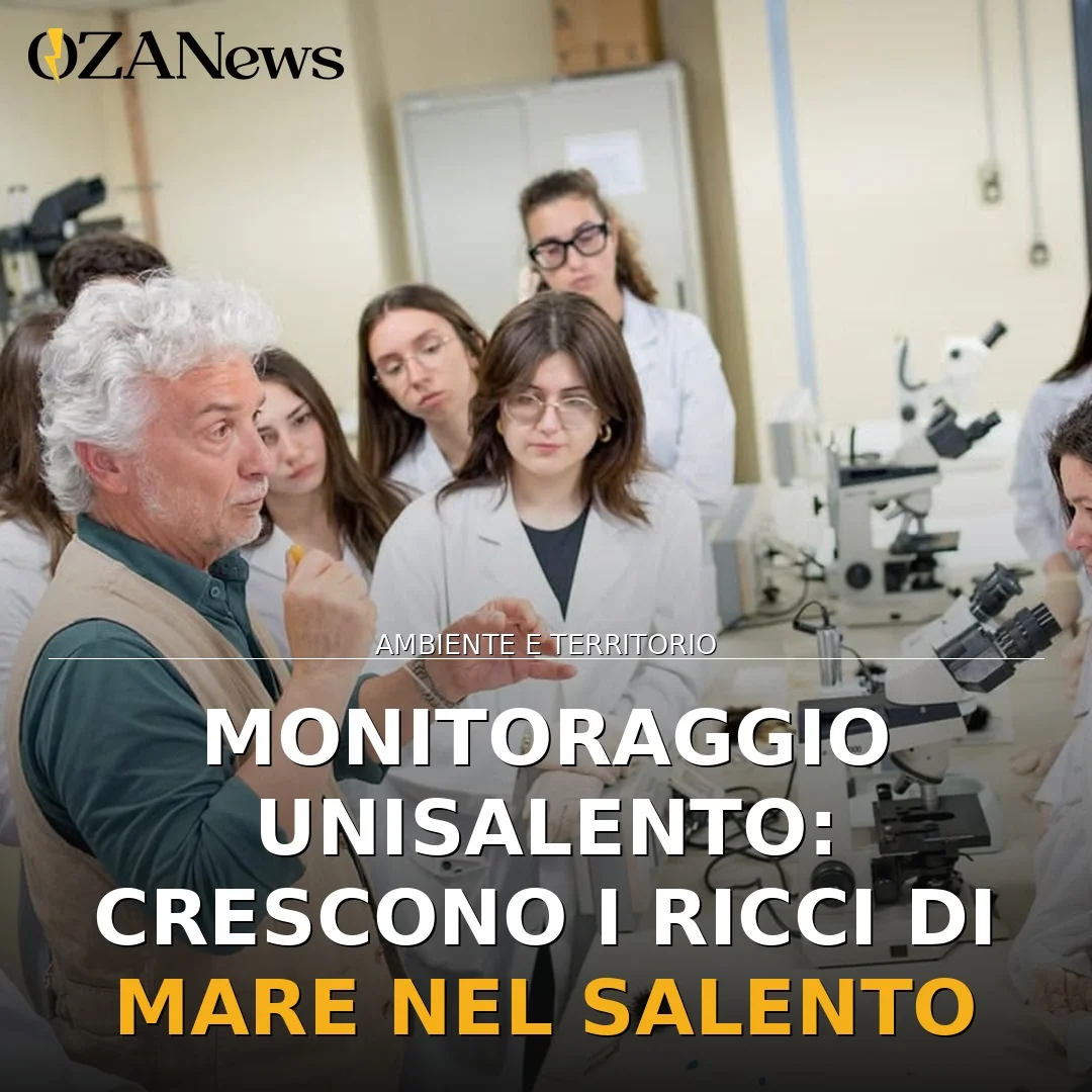 Crescita dei Ricci di Mare nel Salento