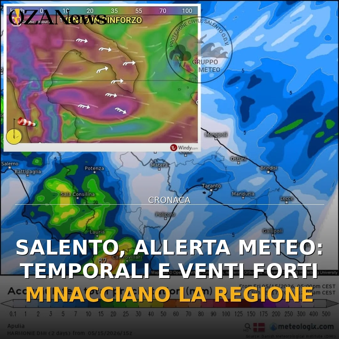 Maltempo in Salento: Previsioni e Raccomandazioni