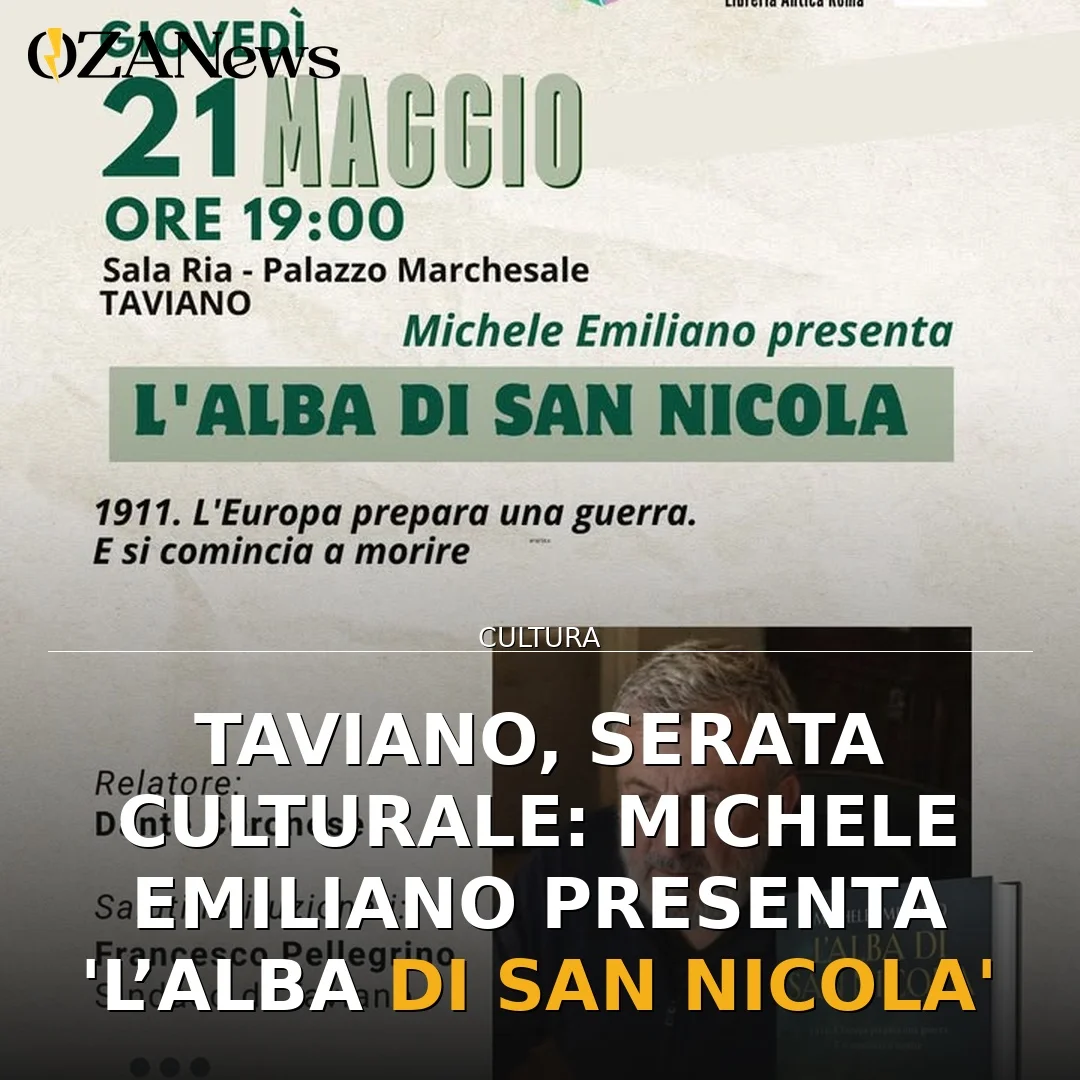 Presentazione del libro “L’Alba di San Nicola” a Taviano
