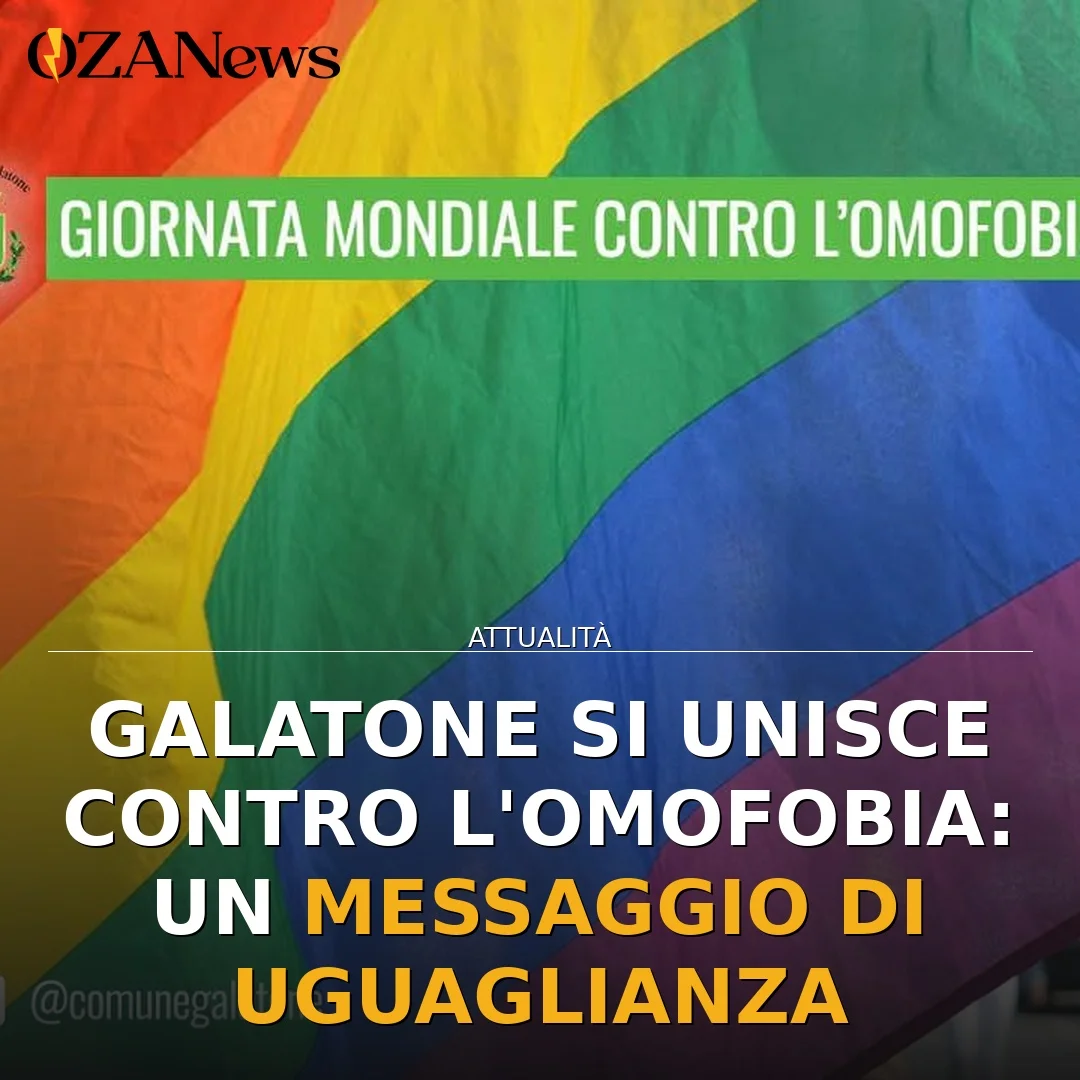 Galatone celebra la Giornata contro l’omofobia