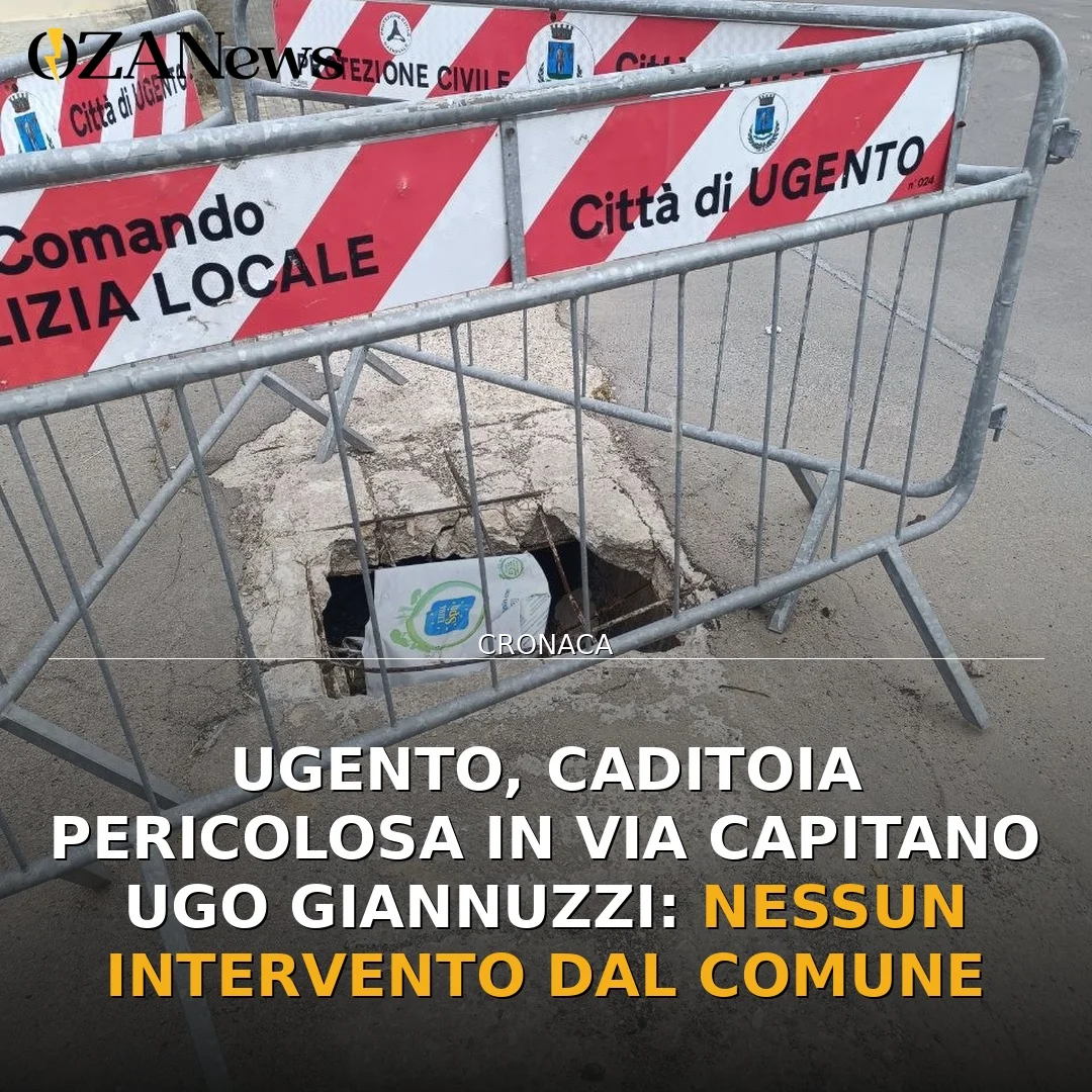 Caditoia pericolosa a Ugento: situazione critica