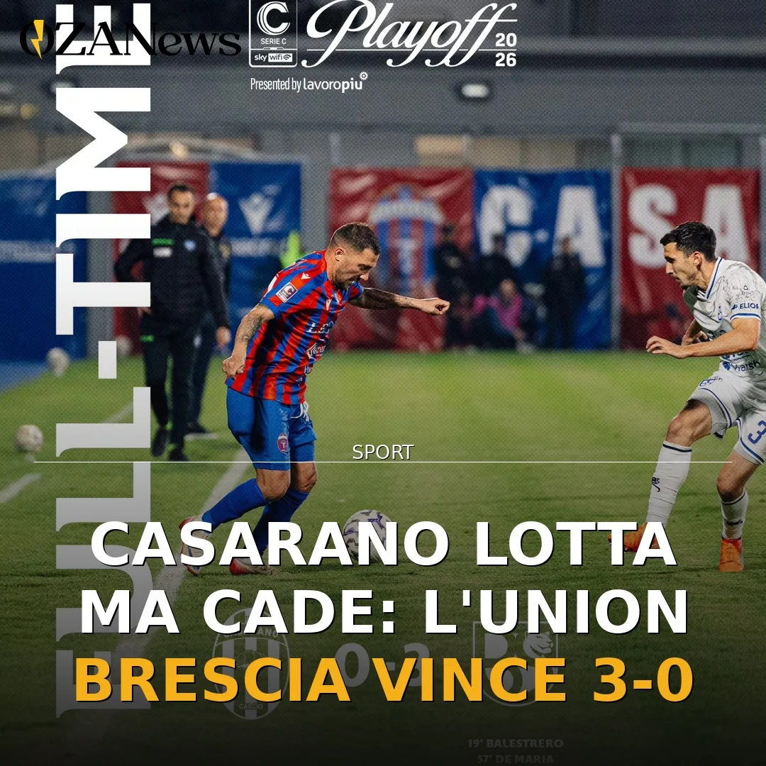 Casarano Sconfitto dall’Union Brescia nei Play-off