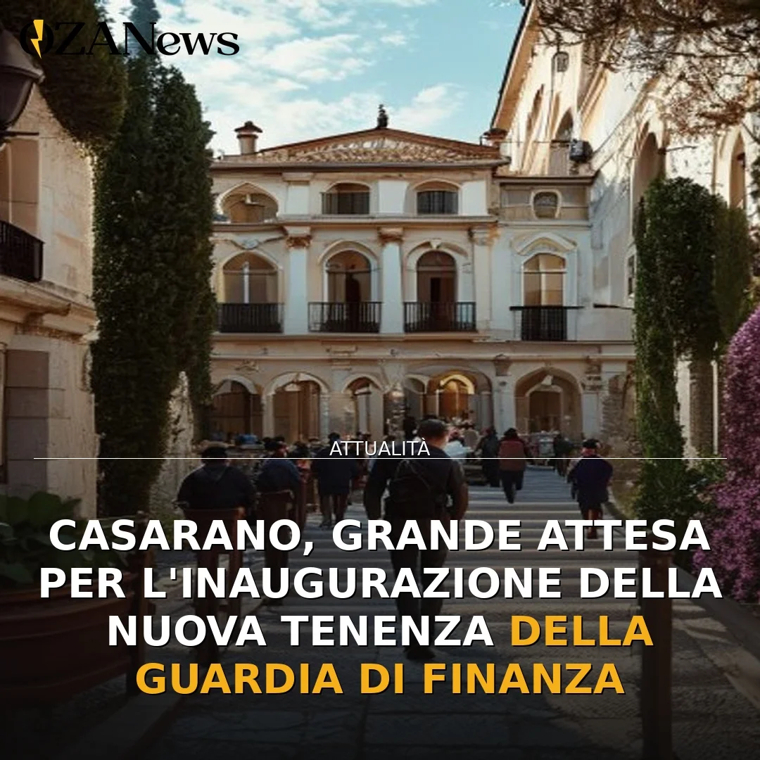 Inaugurazione della nuova Tenenza della Guardia di Finanza