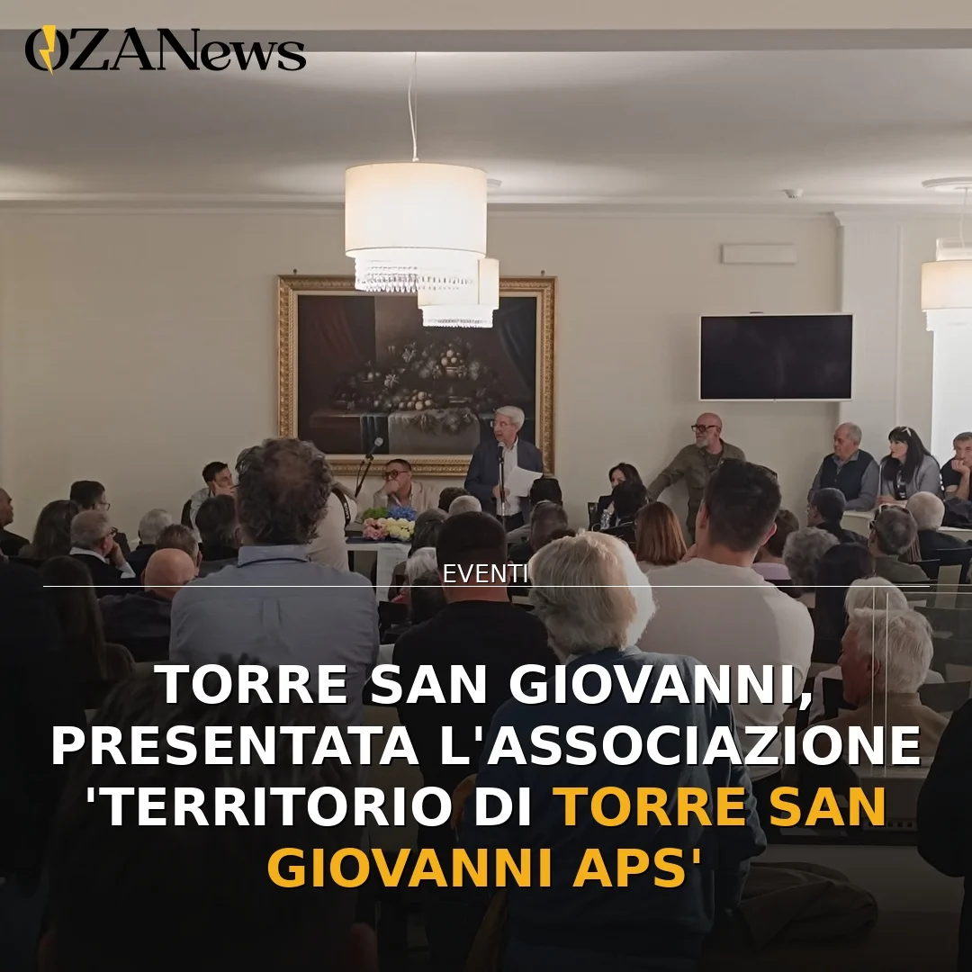 Presentazione della nuova associazione a Torre San Giovanni