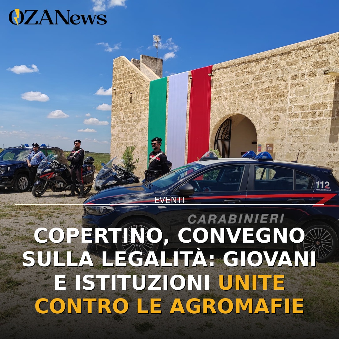 Copertino, convegno sulla legalità: giovani e istituzioni unite contro le agromafie