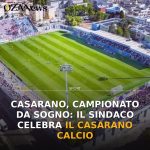 Foto di copertina: Casarano, campionato da sogno: il Sindaco celebra il Casarano Calcio - Casarano