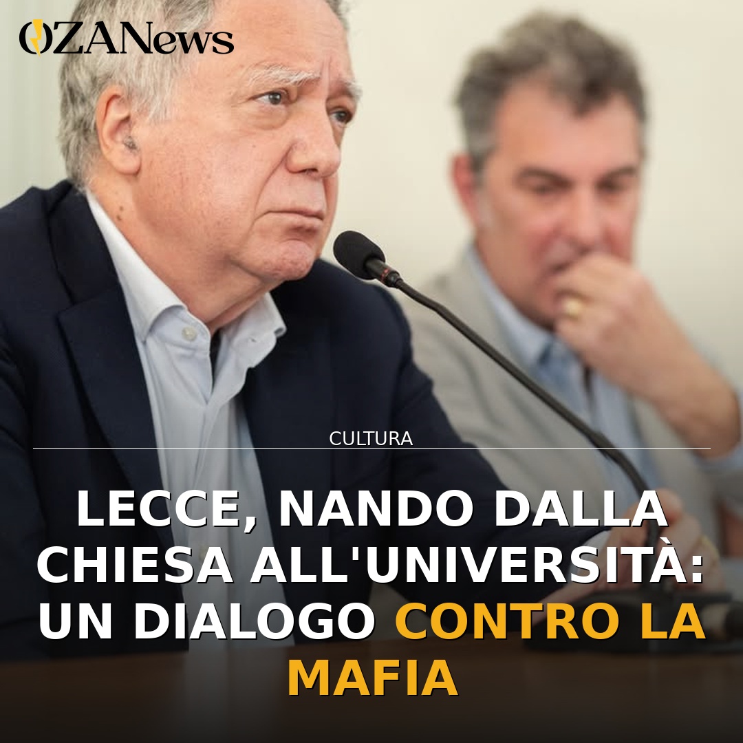 Lecce, Nando Dalla Chiesa all’Università: un dialogo contro la mafia