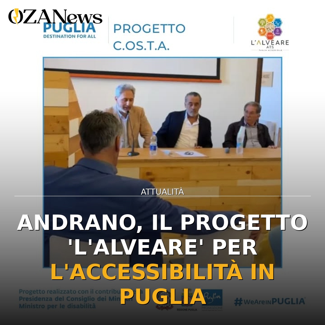 Andrano, il progetto ‘L’alveare’ per l’accessibilità in Puglia