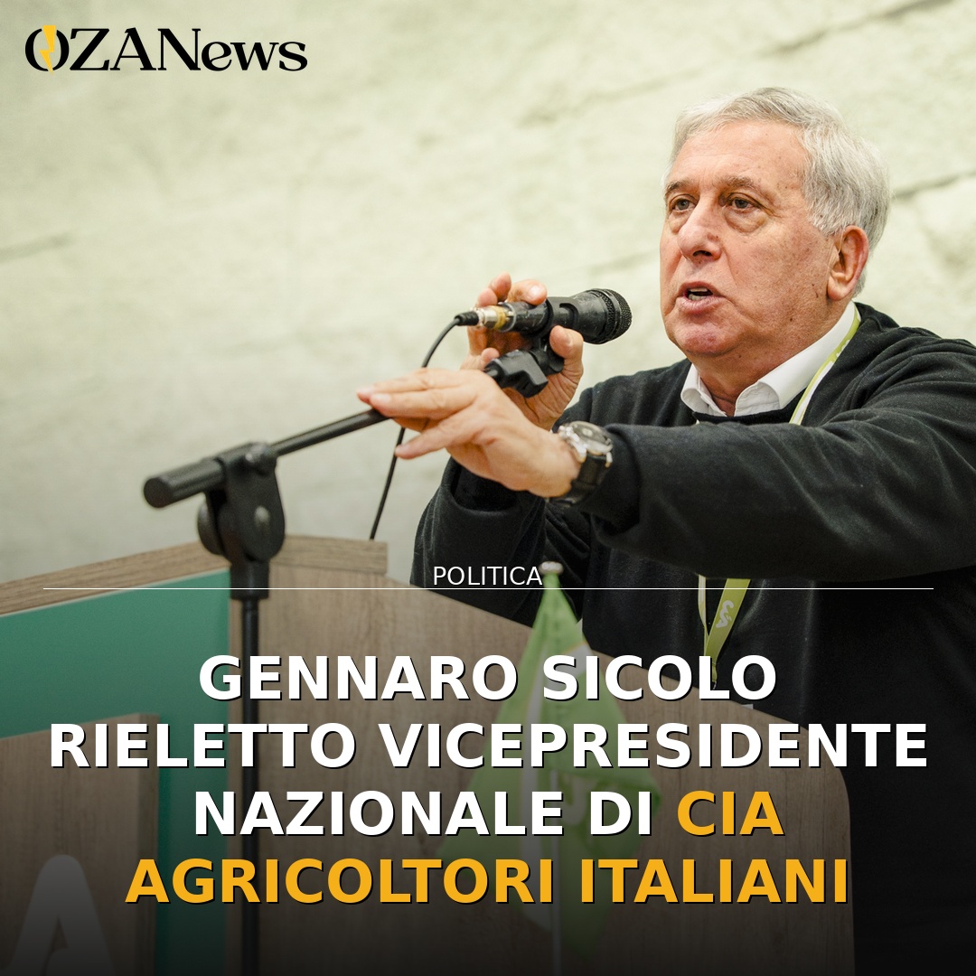Gennaro Sicolo rieletto vicepresidente nazionale di CIA Agricoltori Italiani