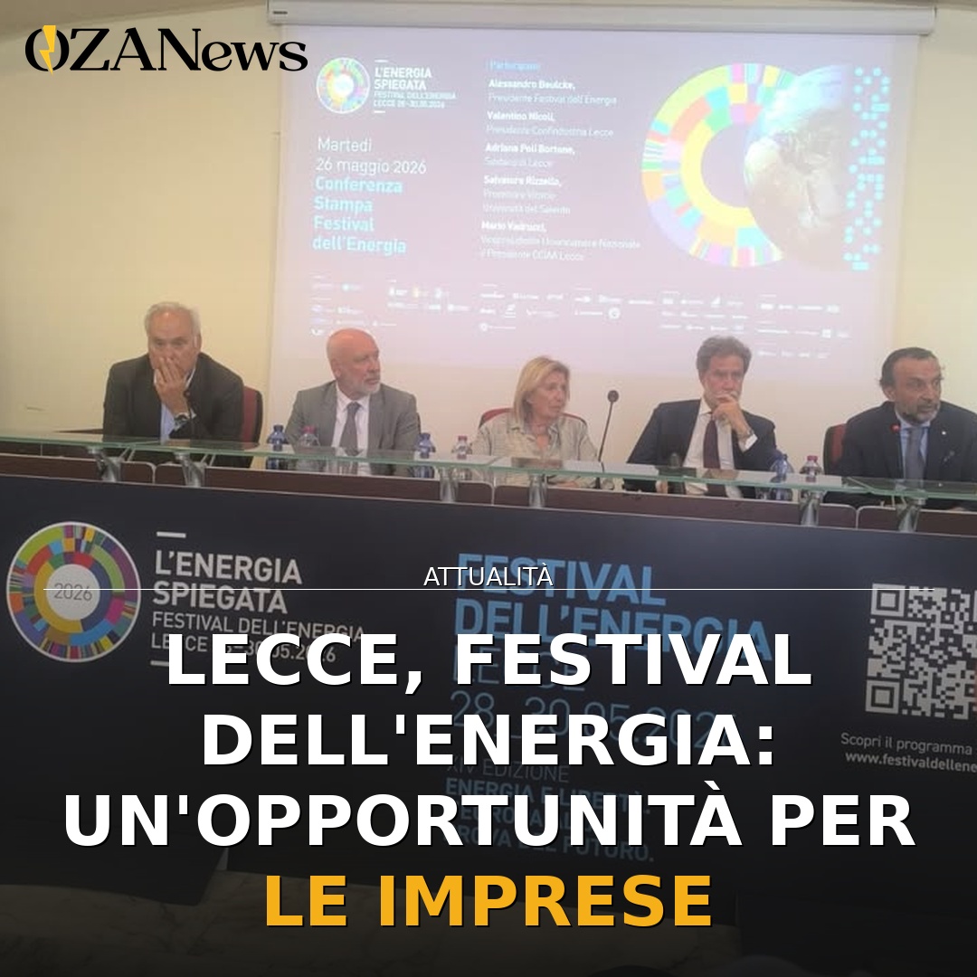 Lecce, Festival dell’Energia: un’opportunità per le imprese