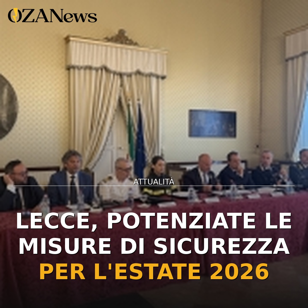 Lecce, potenziate le misure di sicurezza per l’estate 2026