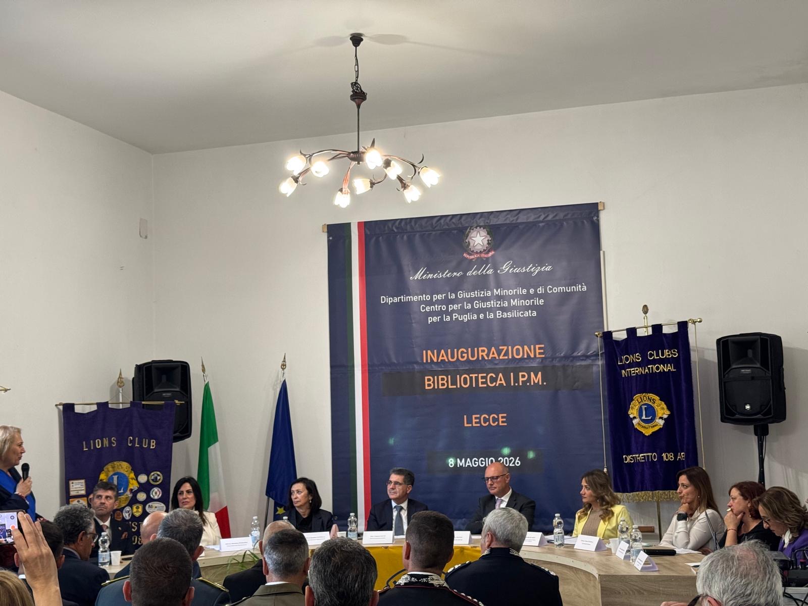 Inaugurata la nuova Biblioteca all'Istituto Penale Minorile di Lecce