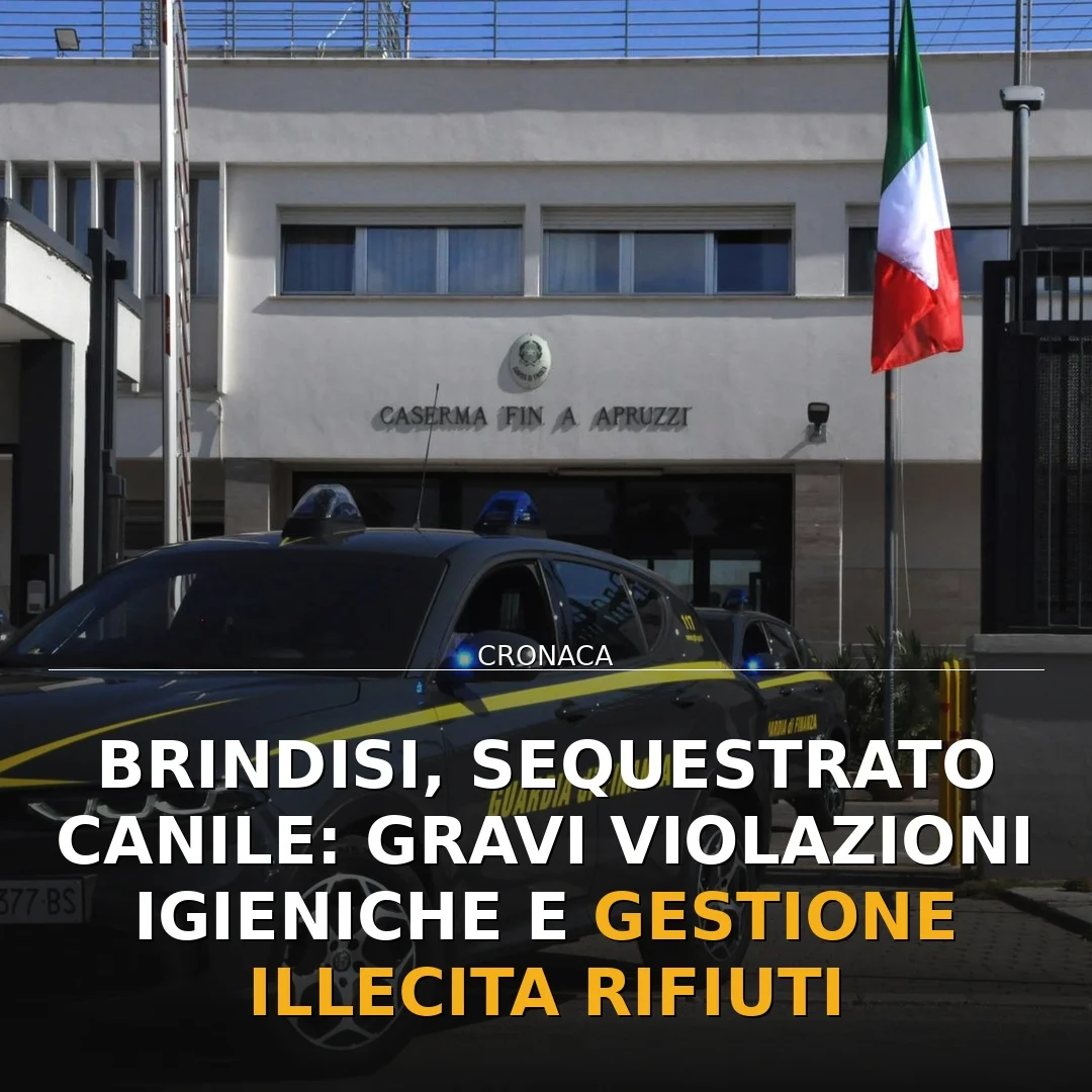 Sequestro di un canile a Brindisi per violazioni