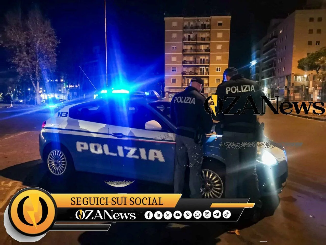 Giovane senza patente fugge all’alt dei poliziotti, la madre aggredisce un agente