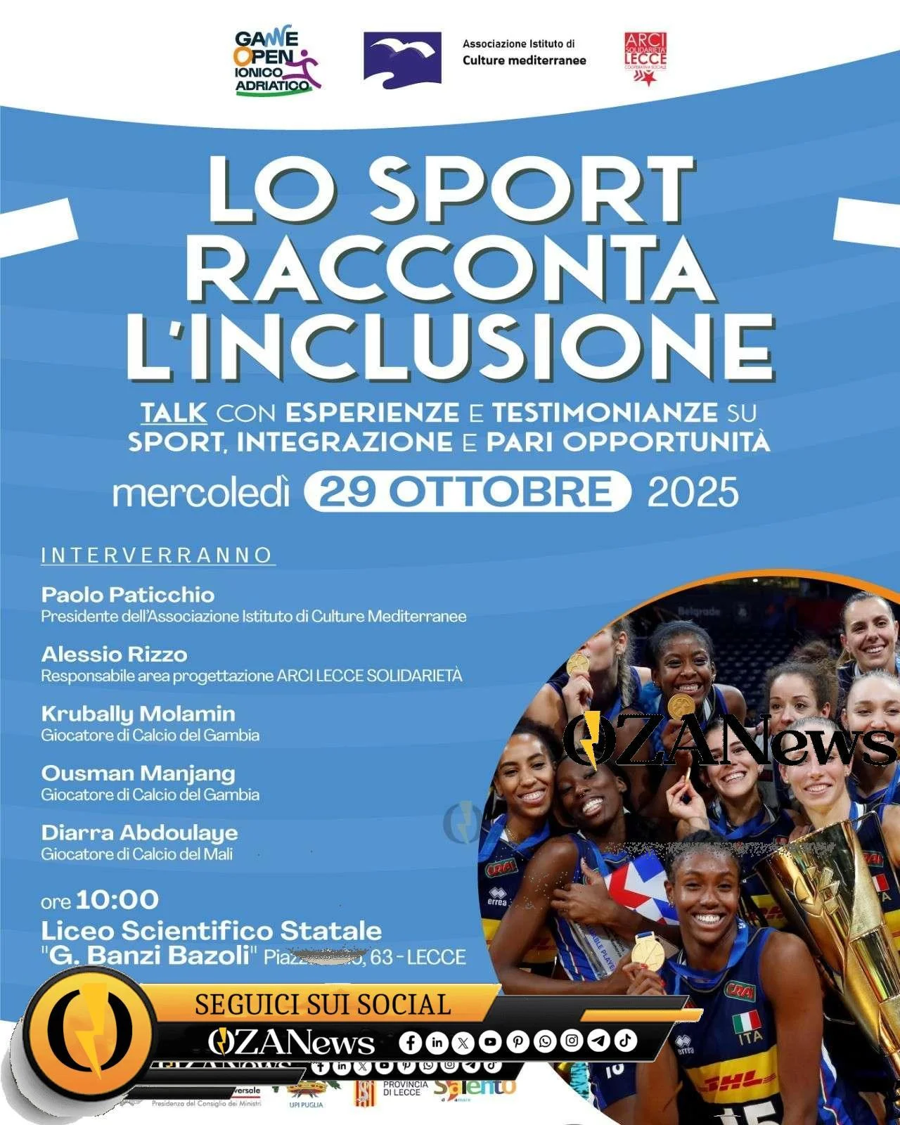 Sport e inclusione al Banzi con atleti migranti