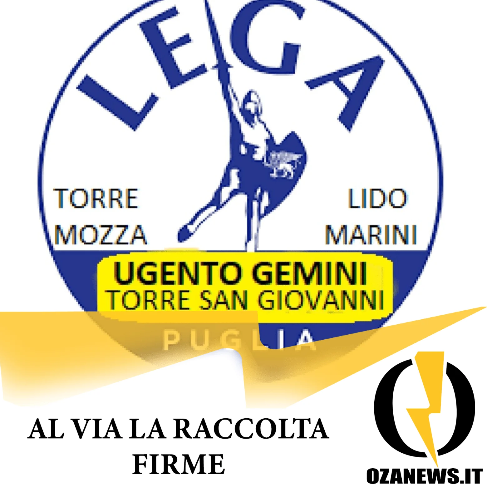 Raccolta firme per la posta da parte della Lega di Ugento