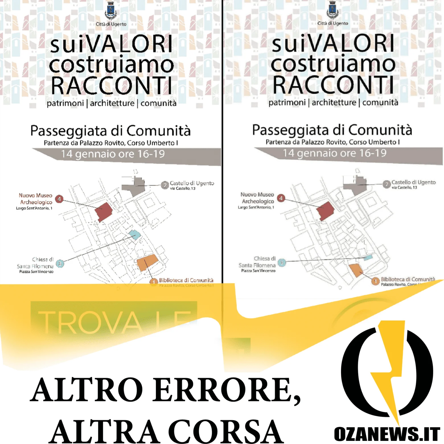 Ancora un errore nella promozione del patrimonio storico ugentino
