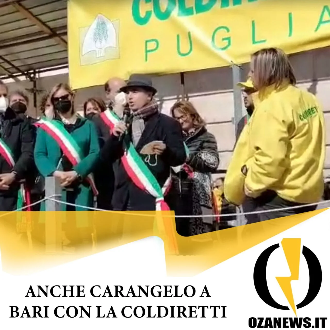 Anche il consigliere Carangelo a Bari nella protesta Coldiretti