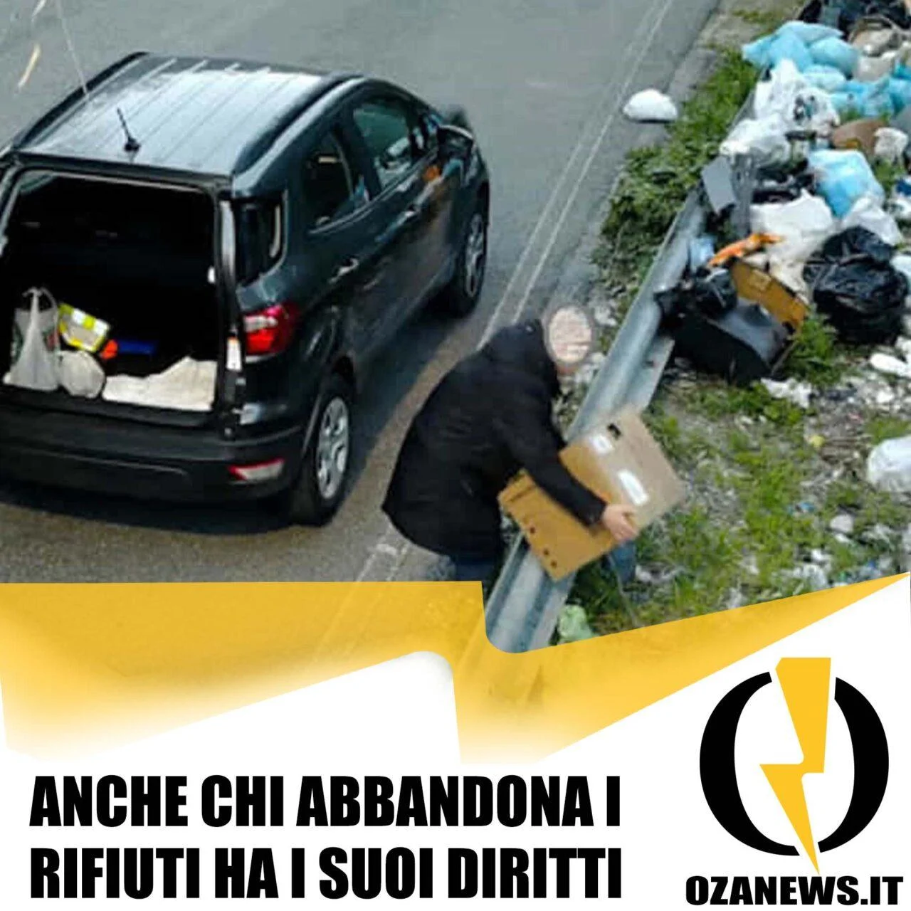 Anche chi abbandona i rifiuti ha i suoi diritti