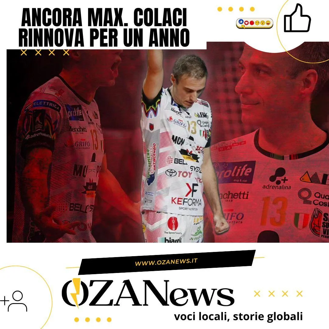 Massimo Colaci, ancora un anno con Perugia: il campione ugentino pronto a nuove sfide
