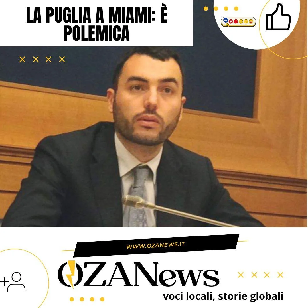 Polemiche sulla partecipazione della Regione Puglia alla settimana dell’Arte e del Design di Miami